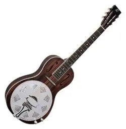 Produktbild: Ortega Guitars Resonator Gitarre Elektro-Akustisch – Lipstick Pickup – Americana Series – Mahagoni, Braun (RRG30E-WB)