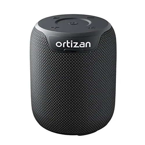 Produktbild: Ortizan Bluetooth Lautsprecher, Musikbox Tragbar Mit IPX7 Wasserdicht, Bluetooth 5.3, Intensiver Bass, 1000 Minuten Akku, Outdoor Box für Wandern, Camping