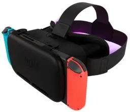 Produktbild: Orzly VR Brille für Nintendo Switch/Switch OLED Konsole Modell fur 3D Virtual Reality Headset Spiele Zubehör Set- Geschenkbox-Edition Schwarz