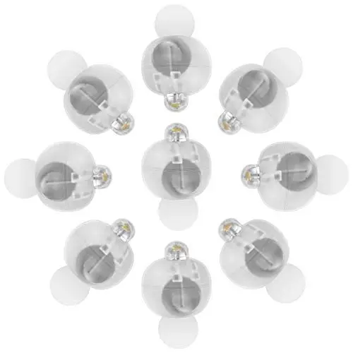 Produktbild: OSALADI 100pcs LED Ballon Licht, Superhelle Runde Mini Ballon Licht LED Party Licht für Halloween Weihnachten Hochzeit Papierlaterne Ballon (Warmes Licht)