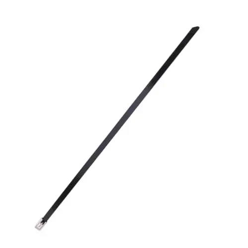 Produktbild: OSALADI 100st Kabelbinder Aus Metall Kabelbinder Für Elektrokabel Rostfreie Kabelbinder Robuster Reißverschluss Große Kabelbinder Strapazierfähige Kabelbinder Zurrgurte Black