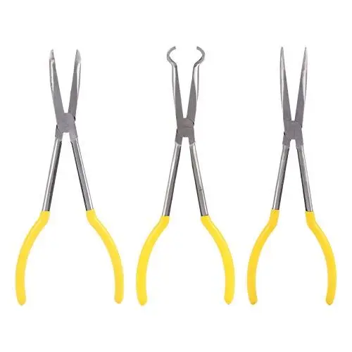Produktbild: OSALADI Superior Reach Spitzzange - 3-teiliges Haushaltszangen-set Schneidezange Für Zuhause Geschäft Und Service