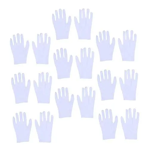 Produktbild: OSALADI 12 Paare Arbeitshandschuhe Aus Baumwolle Handschuhe Beauty Work Liner Elastische Baumwollhandschuhe Handschuhfutter Aus Baumwolle Baumwoll-handschuhe Damen Weiß Medizinisch