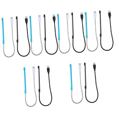 Produktbild: OSALADI 12 Stk portable light dimmbare lampe lese lampe tischlampe worklight USB flexibler Stick Licht LED-Nachtlichtbirnen USB-Touch-Lampe USB-Lampe USB-Computerlicht bett leselicht Abs