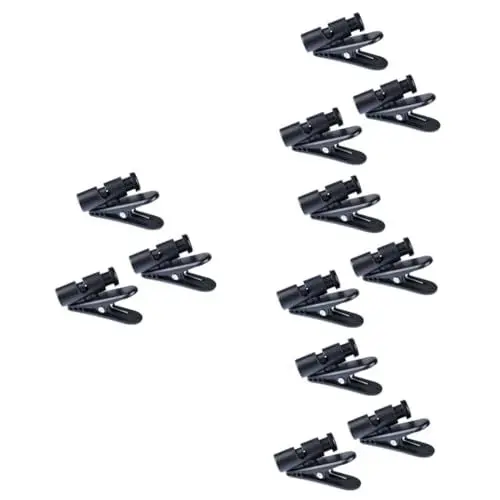 Produktbild: OSALADI 4 Sätze Clip Zum Halten Von Kopfhörerkabeln Kopfhörerkabelklemme Kopfhörerclip Schwarzes Kabel Drahtkabel-Organizer 3 Stück * 4