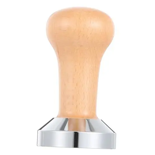 Produktbild: OSALADI 1Stk Kaffeestampfer Kaffeezubereiter kaffeekocher caffevollautomat kaffepadmaschinen Kaffeemaschine Espresso Espresso-Tamper Kaffeepresse Kaffeepulverpresse mit Sockel Buche