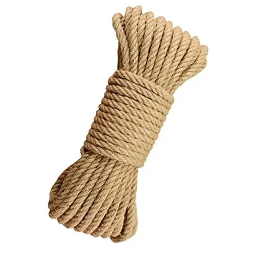Produktbild: OSALADI 1Stk Sisalseil Katzenkrallenseil Ersatz für Katzenkratzbäume 3-lagiges Juteseil Pflanzenaufhänger Katze kratzt Hanfseil Katze spielt Hanfseil schwer Kleiderbügel Lieferungen