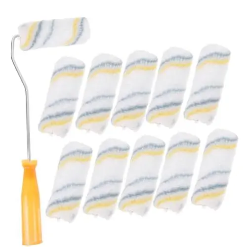 Produktbild: OSALADI Farbroller-set 21-teilig in Grau + 1 Stück Mit 32 Cm Griff Geeignet Für Wandmalerei Und Heimdekoration
