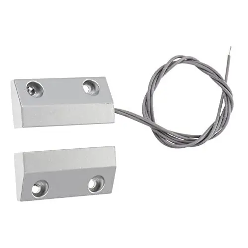 Produktbild: OSALADI 1 Türsensor Verdrahtetes Kabel Fenstertür Zinklegierung Alarm Torsensor Alarm Für Verdrahtete Garagentor-fensteralarm