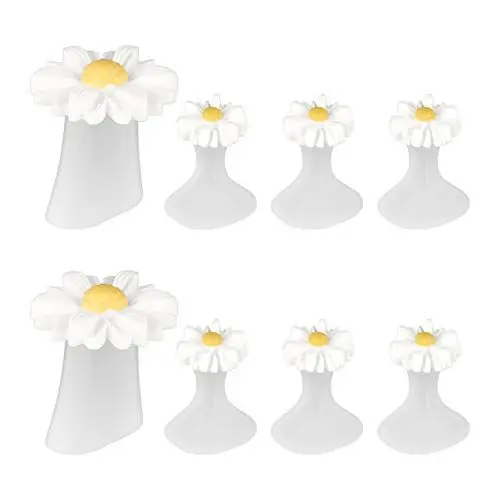 Produktbild: OSALADI 1 Set Silikon Zehenspreizer Nagellack Pediküre Zehentrenner Blumen Maniküre Zehenschutz Gel Zehenteiler Nail Polish Toe Separator Damen Nagelkunst Werkzeug