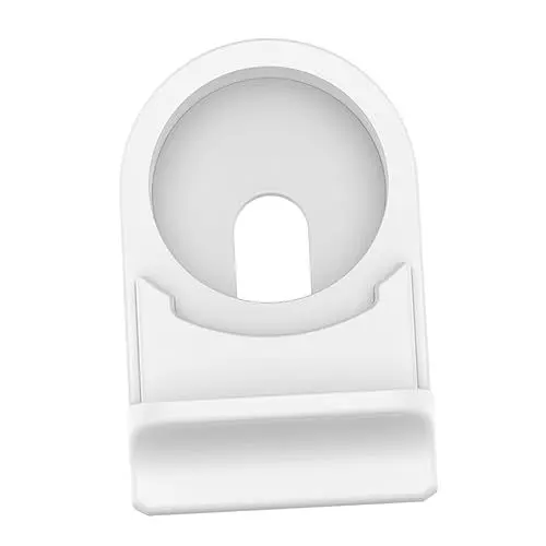 Produktbild: OSALADI 1stk Ladegerät Uhr Desktop-telefonhalter Handyständer Kabellose Ladegeräte Drahtlose Ladegeräte Für Mobiltelefone Handy Steht Mobile Uhr Weiß Profi Aufladen Base Kieselgel