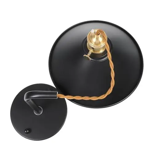 Produktbild: OSALADI 1stk Wandlampe Innenwandleuchten Innendekoration Einfaches Lampendekor Led-wandleuchte Außenwandlaterne Badezimmer-wandleuchten Wandleuchten Für Den Innenbereich Kupfer Black