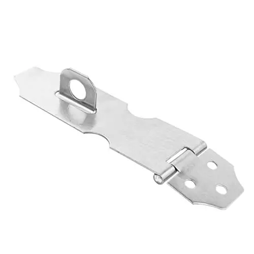 Produktbild: OSALADI Türschlösser Hasp Latch 4 Zoll Vorhängeschloss Hasadlock Latch Edelstahl Heavy Duty 20 Stücke Paket