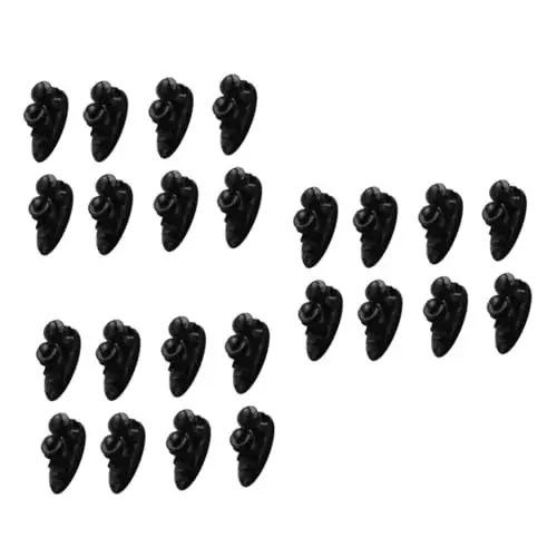 Produktbild: OSALADI 24 Trs-kabel Kabel-organizer-clips Kabelmanagement Verstellbare Kabelclips Sae Kabel Litzenkabel Veranstalter