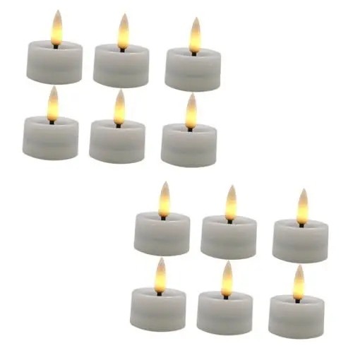 Produktbild: OSALADI 24stücke Led Kerzenlichter Flackernde Dekolampen Für Hochzeiten Und Partys Effekt Energiesparend Für Innen Und Außeneinsatz Rauchfrei Und Sicher