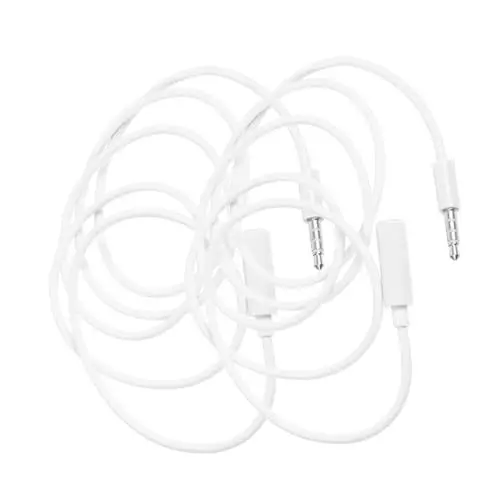 Produktbild: OSALADI Audio Kabel Verlängerung 1m 4 Polige Hifi Audio Verlängerungskabel Für Kopfhörer Und Lautsprecher Hochwertiges Digitales Kabel Für Audio Anwendungen Verlaengerung Aux Kabel