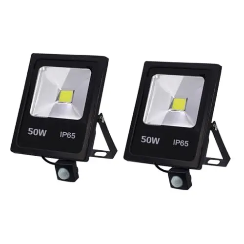 Produktbild: OSALADI 2St Super helles Flutlicht bewegungsmelder lampe Flutlichter im Freien Flutlicht im Freien Flutlicht außen LED-Flutlicht für den Außenbereich menschlicher Sensor Scheinwerfer