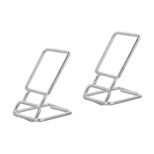 Produktbild: OSALADI 2 Stücke Einfache Uhr Stand Display Uhr Für Schaufenster Metall Schmuck Rack Uhr Lagerung Rack