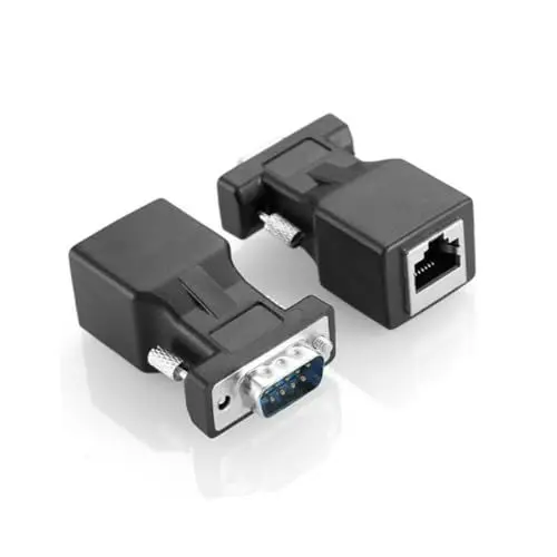 Produktbild: OSALADI Zum Adapter-Set 2-teilig Netzwerkkabel Verstärktes Signal Für Fernseher Computer Laptops Und Projektoren