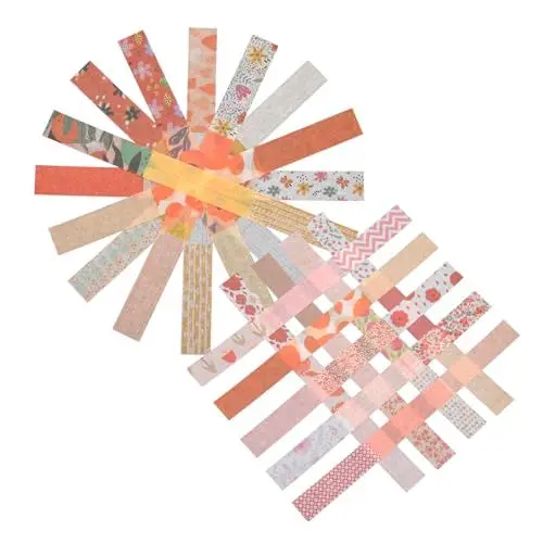 Produktbild: OSALADI 2 Sätze Aesthetic Scrapbook Streifen Aufkleber Diy Dekorationsmaterial für Handbücher und Bastelprojekte Frische Papierstreifen für Kreative Gestaltung