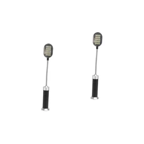 Produktbild: OSALADI 2 Stücke Outdoor Grill Lampe 15led Schlauch Lampe Mit Magnet Tragbare Schwarz Keine Batterie Tisch Beleuchtung