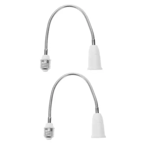 Produktbild: OSALADI 2 Stück Universal Lampenfassung Lampenfassung Lampenfassung Verlängerung Glühbirnenfassung Lichtsockel Lichtfassung Verlängerung Glühbirne Verlängerung Fassung