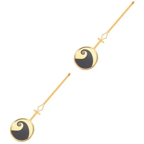 Produktbild: OSALADI 2 Stück Wanduhr Pendel Hängend Metall Pendeluhr Pendel Für Wanduhr Wanduhr Zubehör Dekorative Pendel Ersatz Wanduhr Teile Uhr Pendel Ersatz