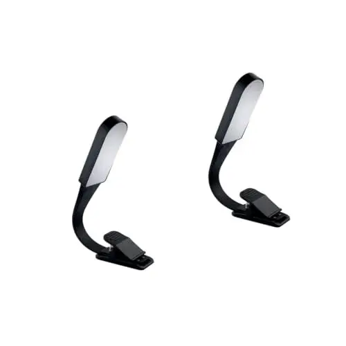 Produktbild: OSALADI 2 Stücke Lade Lesen Licht Clip Buch Lichter Touch Control Auge-pflege Schwarz Multi-verwenden