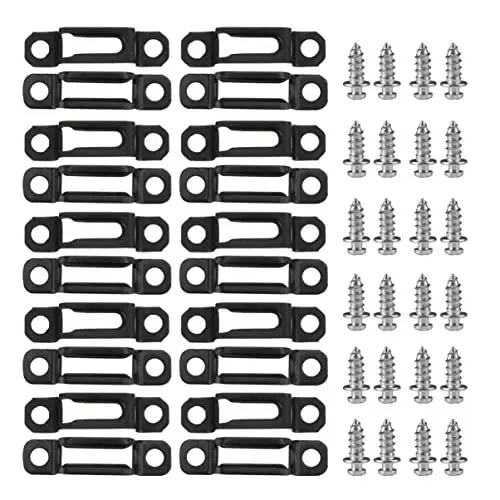 Produktbild: OSALADI 30 Sets Schwarze Versteckte Möbelverbinder Einfach Zu Installierende Kleiderschrankteile Befestigungselemente Für Möbel