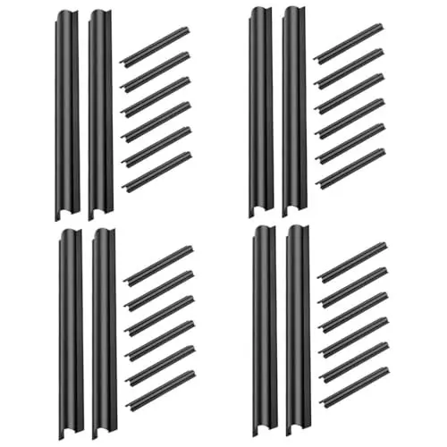 Produktbild: OSALADI 32 Stk Kabelmanagement-clip Kabelmanagement-organizer Drahtseilhalter Kabelorganisatoren Kabelhalter Selbstklebende Kabelklemme Kabelklemmen Für Fahrzeuge Auto Kabelclip Black Pvc