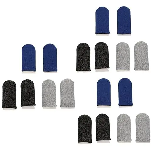 Produktbild: OSALADI 36 Stk Touchscreen-gaming-fingerbett Mobile Fingerhülle Gaming-handschuhe Mit Daumen Spiel Daumen Ärmel Stricken Berührungsempfindlicher Bildschirm Fingerschutz