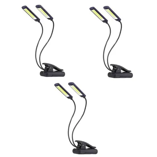 Produktbild: OSALADI 3 -buchklemme Tischlampe -leseleuchten Aufstecklampe Schwanenhals-tischleuchte Led-lampe Grill