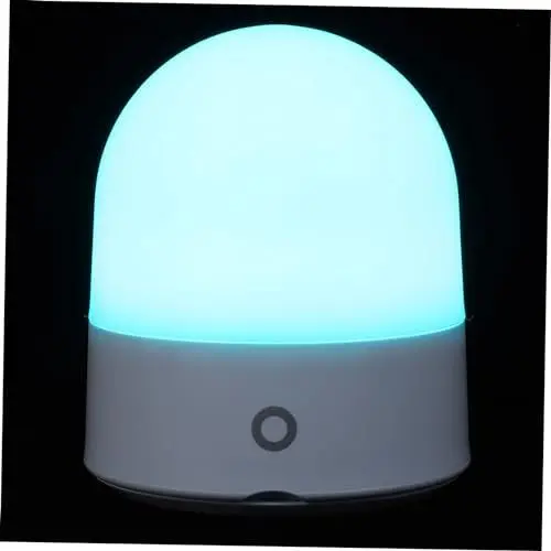 Produktbild: OSALADI 3 Stk Rgb Nachtlicht Verstellbare Nachtlampe Mond Tischlampe Mehrzweck-tischlampe Led-schreibtischlampe Led-touch-lampe Tischdekoration Tragbares Nachtlicht Lagerfeuer Mode Weiß