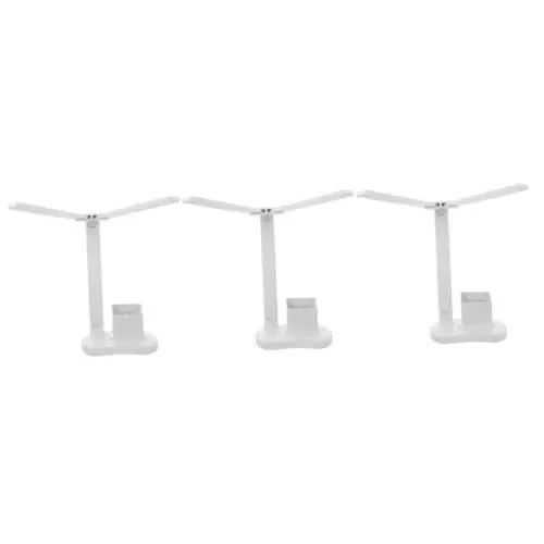 Produktbild: OSALADI 3st Doppelköpfige Tischlampe Kleine Led-lampe Leselampen Usb-tischlampe Studienlampen Für Zu Hause Tischlicht Led-tischlampe Schreibtisch Lampenschirm Aus Kunststoff Dimmen Kind