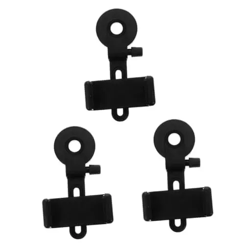 Produktbild: OSALADI 3stücke Smartphone Adapter Halterung Universeller Handyhalter Für Mikroskope Fernrohre Spektive Einfache Installation Präzise Ausrichtung Kompatibel Mit Smartphones
