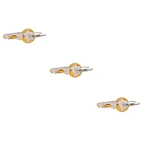 Produktbild: OSALADI 3st Multifunktionswerkzeug Outdoor-schraubendreher Outdoor-tool Outdoor-nagelfeile Outdoor-pinzette Schlüsselanhänger Tragen