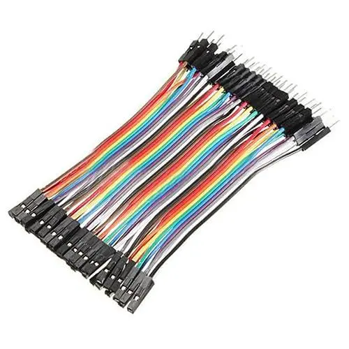 Produktbild: OSALADI 10 cm Jumper Drähte Set 40 Stück Auf Buchse Breadboard Draht 1pin Anschlüsse