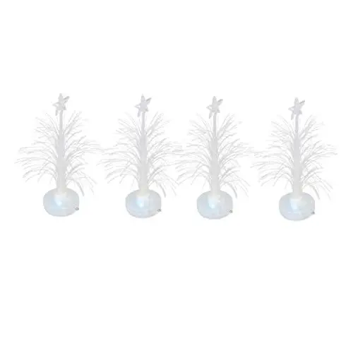 Produktbild: OSALADI 4 Stück Weihnachtsbaum Miniatur Tisch Weihnachtsbaum Geführter Weihnachtsbaum Led-weihnachtsbaumfigur Tischplatte Weihnachtsbaum Weihnachtsbaumlicht Nachtlicht Weihnachten