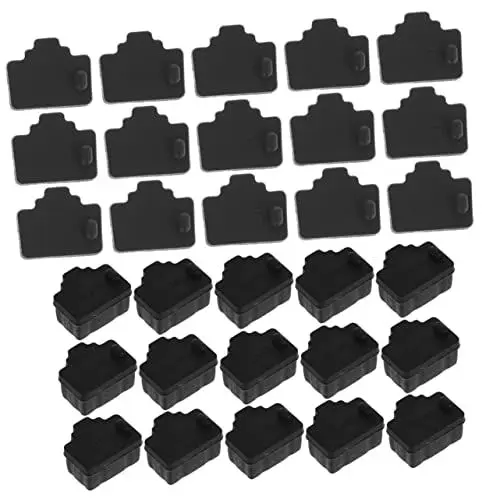 Produktbild: OSALADI Computer-Host-staubschutz Für Ethernet-Port 50 Stück Port-Blocker Ethernet-staubkappe