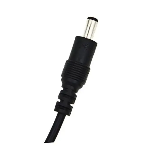 Produktbild: OSALADI Kunststoff-Metall-Konstruktion 5 5 * 2 1 Mm Stromkabel Schwarzes Verlängerungskabel Mit Für Geräte