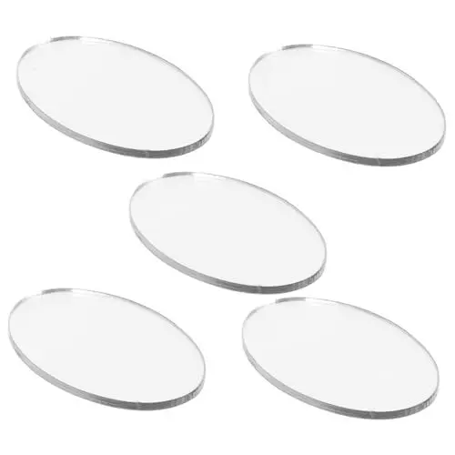 Produktbild: OSALADI 5St Handy-Spiegelaufkleber kosmetikspiegel Handytasche spiegelfolie schminkspiegel Spiegellinse Spiegel klein kleine Spiegel zum Basteln Spiegel zum Basteln klein Glas