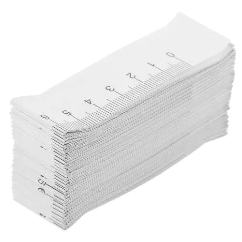 Produktbild: OSALADI 600 Stk 1 Meter langes Papiermaßband Bandkörper messen Körpermaßband Magnetband Wundmesslineal Kopfmaßband für Kinder medizinisch weiches Maßband das Papier kleines Maßband Baby