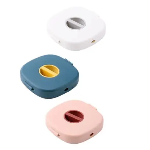 Produktbild: OSALADI 2 Sets Kleiner USB-kabelhalter Datenkabelbox Handyständer Und Kopfhörerhalter Kabel-aufbewahrungsbox Für Stromkabelhülle 3 Stück X 2