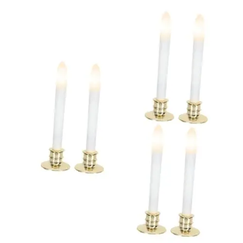 Produktbild: OSALADI 6 Stk Kerzenlicht Led-kerzenlampe Flackernde Kerze Teelichter Elektrische Stabkerze Flammenlose Kerzenlampe Batteriebetriebene Kerze Kerzenleuchter Aromatherapie Modellierlicht