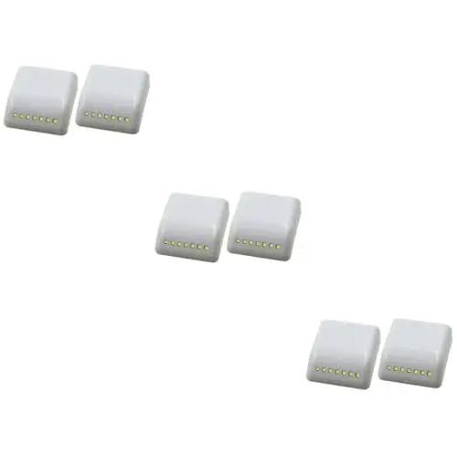 Produktbild: OSALADI 6 Stk Led-licht Garderobenleuchte Nachtlichter Ankleben Schrankleuchten Schrank-sensorleuchte Licht Des Türsensors Led Schrankbeleuchtung Led-puck-lichter Schublade