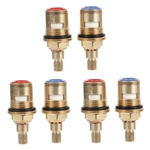 Produktbild: OSALADI 3sets Kupfer Wasserhahn Ersatz Teil Extra Ersatz für Tap Ventile 2 Stücke * 3
