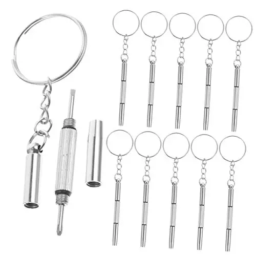 Produktbild: OSALADI 4 Sätze Tragbare Brillen Schraubendreher-set Stahl Handy Reparatur Werkzeuge Telefon Befestigung Zubehör 20 Stücke * 4