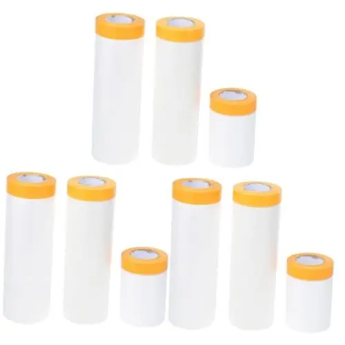 Produktbild: OSALADI 9 Rollen Sprühschutzfolie Abdeckfolie 20 Meter Abdeckpapier Automatisches Abdeckpapier Selbstklebende Herstellungsfolie Abdeckpapier Zum Malen