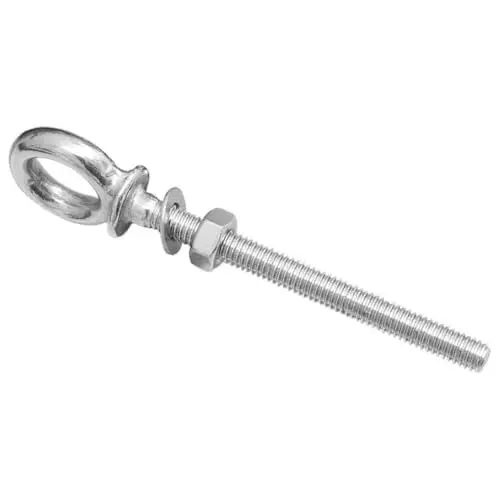 Produktbild: OSALADI Augenschraube kleiner Schraubbolzen mit Gewinde Stift Ringschrauben mit Muttern Gewindestange Nuss Haken kleine Ringschrauben Möbelschrauben langer Schraubenbolzen Rostfreier Stahl
