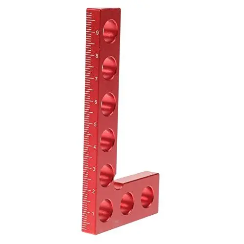 Produktbild: OSALADI Carpenter Square Aus Aluminiumlegierung Präziser Winkelmesser Multifunktionales Messwerkzeug Für Holzarbeiten Und Bauprojekte Für Profi Und Heimwerker